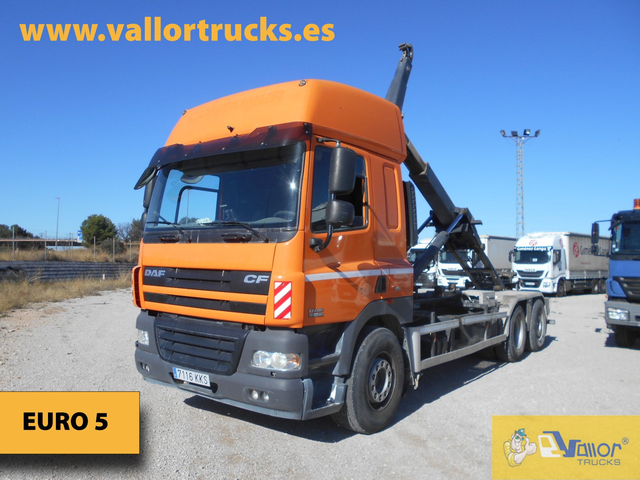 DAF CF 85.460 - Pacēlājs ar āķi: foto 1 DAF CF 85.460 - Pacēlājs ar āķi: foto 1