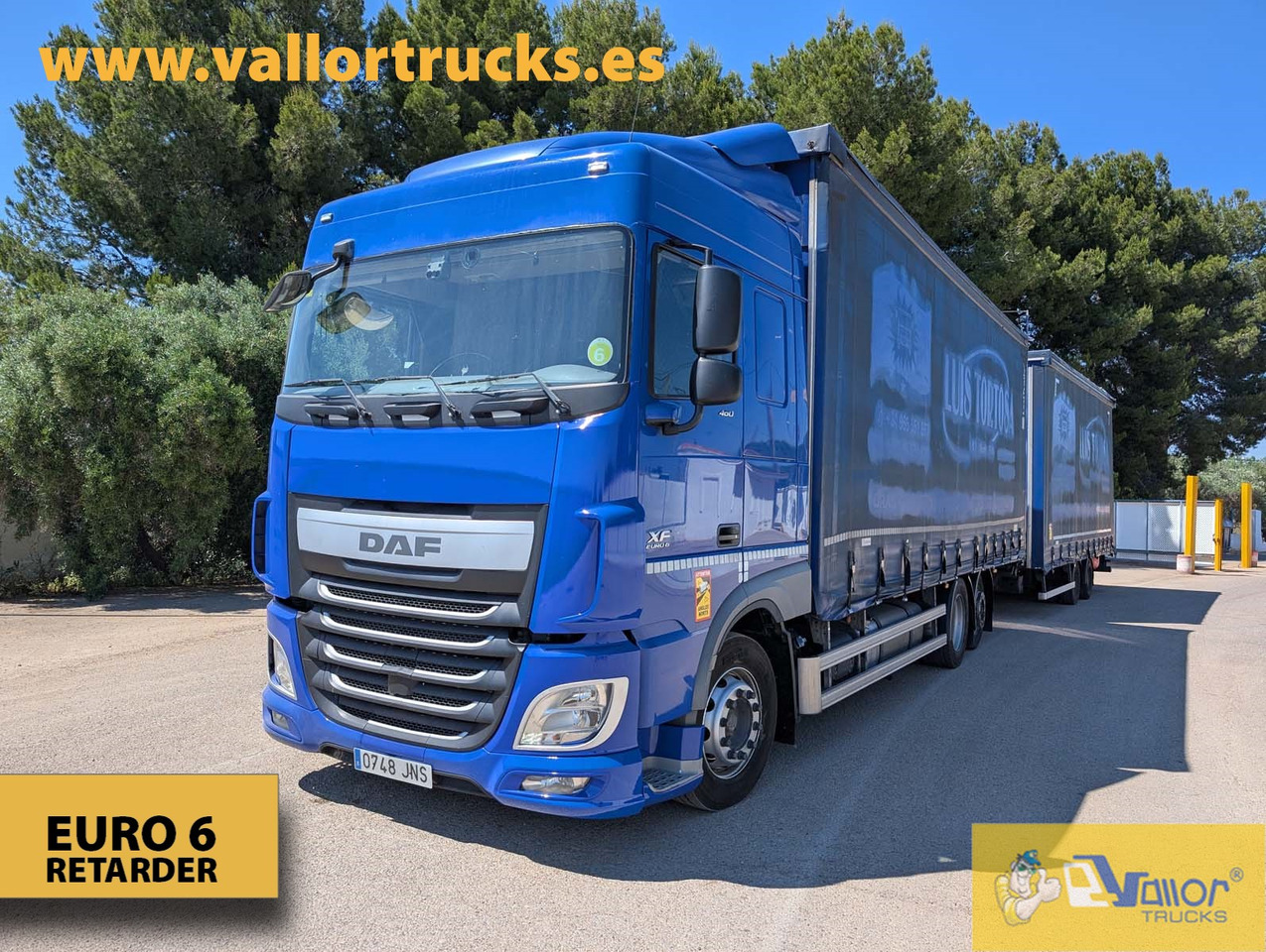 DAF XF 460 - ROAD TRAIN - Kravas automašīna ar tentu: foto 1 DAF XF 460 - ROAD TRAIN - Kravas automašīna ar tentu: foto 1