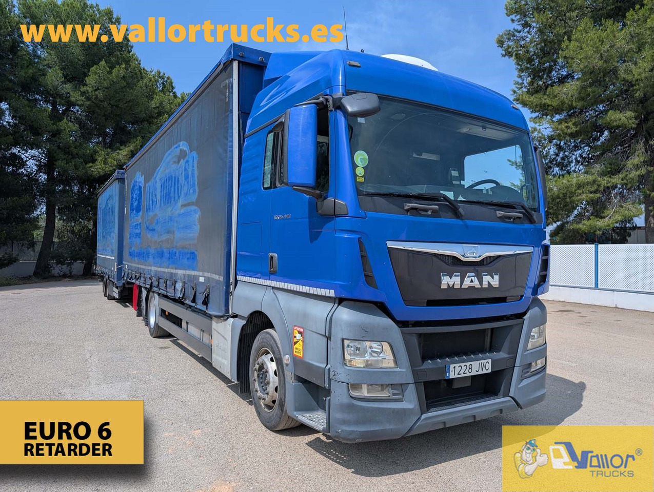 MAN TGX 26.440 - ROAD TRAIN - Kravas automašīna ar tentu: foto 2 MAN TGX 26.440 - ROAD TRAIN - Kravas automašīna ar tentu: foto 2