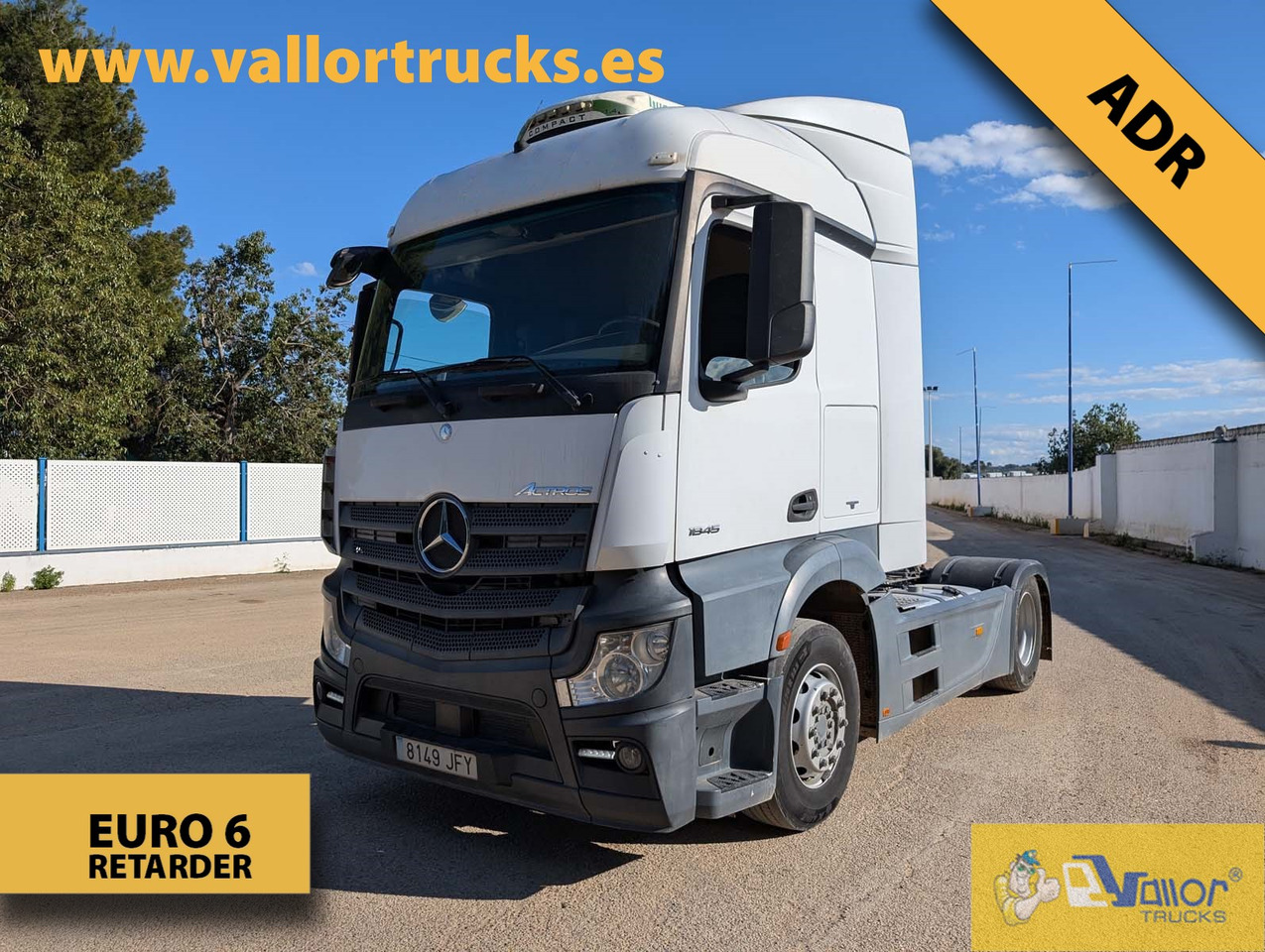 Mercedes Actros 1845 LS - Vilcējs: foto 1 Mercedes Actros 1845 LS - Vilcējs: foto 1