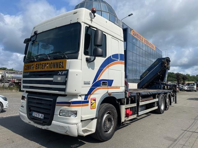 DAF XF105 460 - Bortu kravas automašīna/ Platforma, Kravas auto ar manipulatoru: foto 1 DAF XF105 460 - Bortu kravas automašīna/ Platforma, Kravas auto ar manipulatoru: foto 1