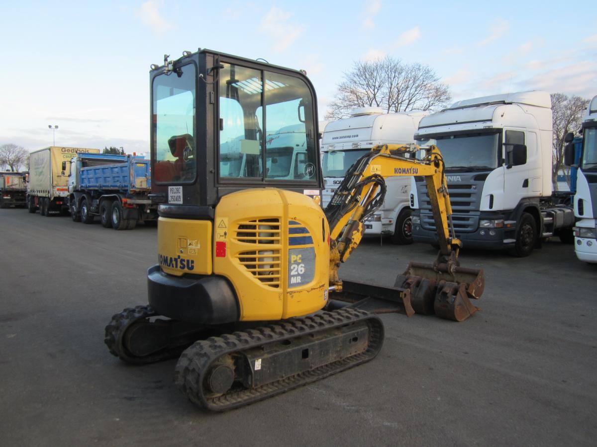 Komatsu PC26MR-3 - Mini-ekskavators: foto 3 Komatsu PC26MR-3 - Mini-ekskavators: foto 3