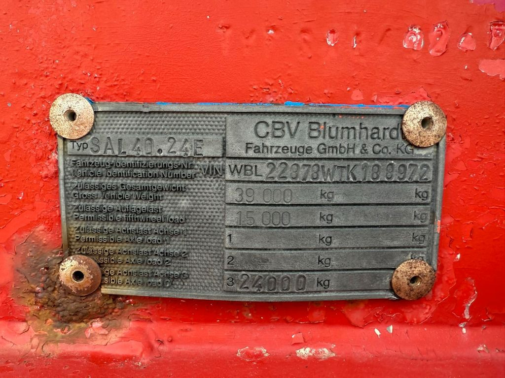 Blumhardt 3 axle 29.000 L ADR Tank trailer - Puspiekabe cisterna: foto 5 Blumhardt 3 axle 29.000 L ADR Tank trailer - Puspiekabe cisterna: foto 5