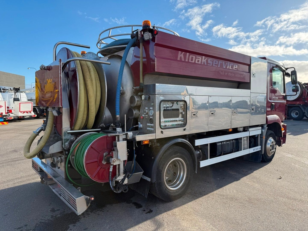 MAN TGM 14.250 VM-Tarm Stainless Steel 5600 l. Kombi - Asenizācijas mašīna: foto 3 MAN TGM 14.250 VM-Tarm Stainless Steel 5600 l. Kombi - Asenizācijas mašīna: foto 3