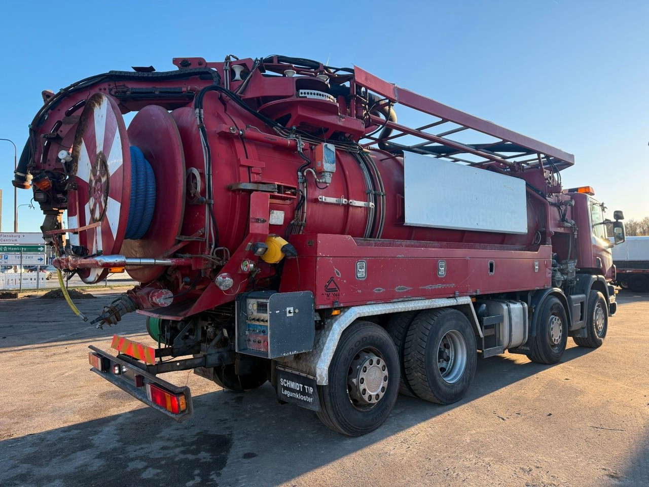 Scania 114/380 8x2*6 Assmann 14 m3 Vacuumtruck - Asenizācijas mašīna: foto 3 Scania 114/380 8x2*6 Assmann 14 m3 Vacuumtruck - Asenizācijas mašīna: foto 3