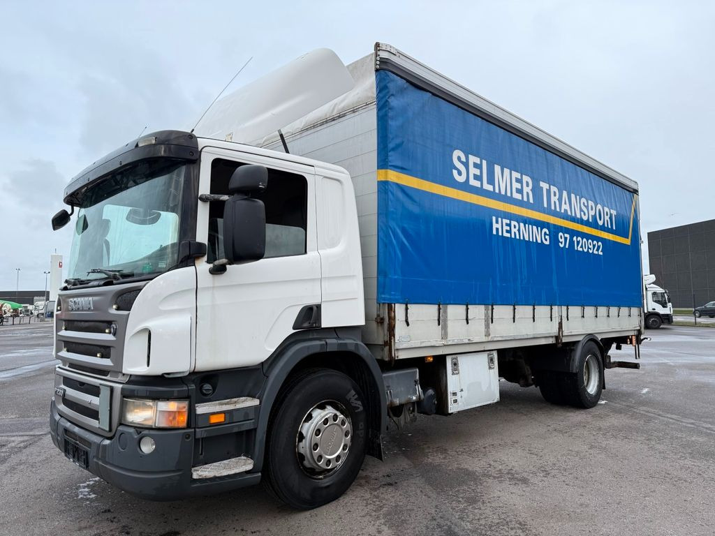 Scania P230 4x2 MNB 7,20 m. Tilt - Taillift - Kravas automašīna ar tentu: foto 1 Scania P230 4x2 MNB 7,20 m. Tilt - Taillift - Kravas automašīna ar tentu: foto 1