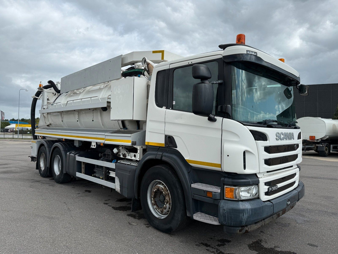 Scania P360 Euro 6 6x4 RHD Hvidtved Larsen FlexLine 312 - Asenizācijas mašīna: foto 1 Scania P360 Euro 6 6x4 RHD Hvidtved Larsen FlexLine 312 - Asenizācijas mašīna: foto 1