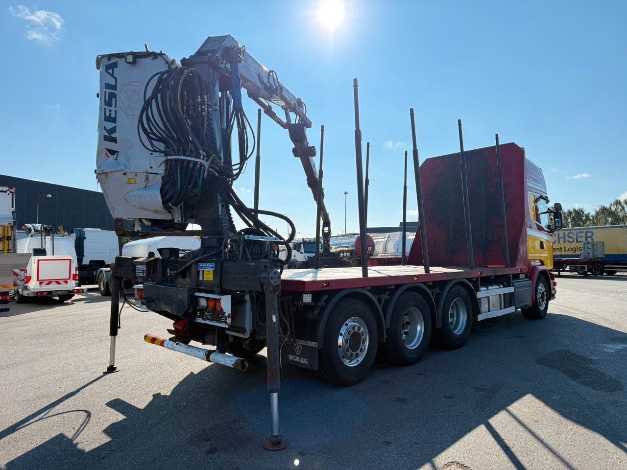 Scania R580 V8 8x4*4 Crane Kesla 21127 / Woodtransport - Kravas auto ar manipulatoru: foto 3 Scania R580 V8 8x4*4 Crane Kesla 21127 / Woodtransport - Kravas auto ar manipulatoru: foto 3