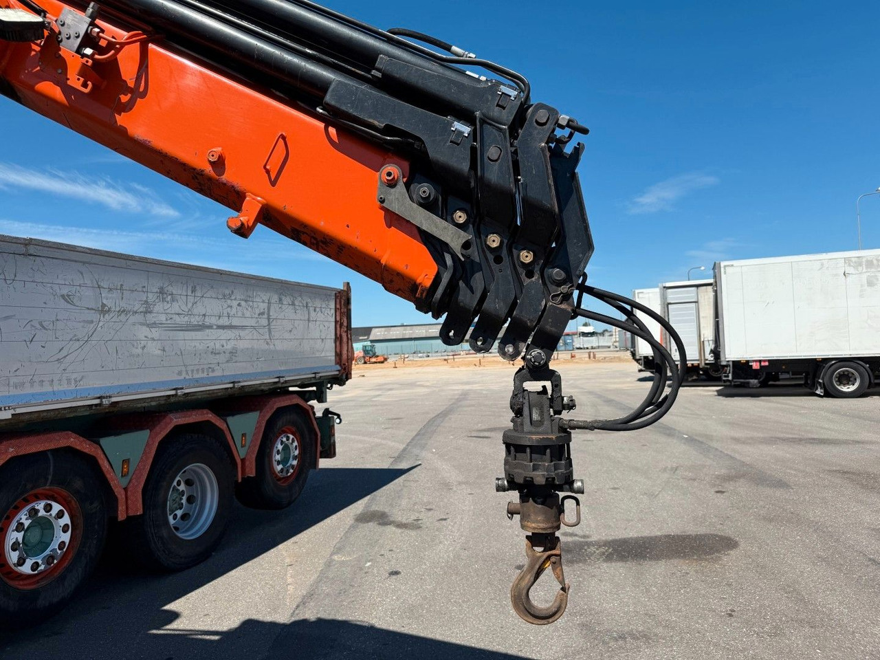 Kravas auto ar manipulatoru Volvo FM500 8x2*6 Crane HMF 2620 K5 Pendel Tipper: foto 15