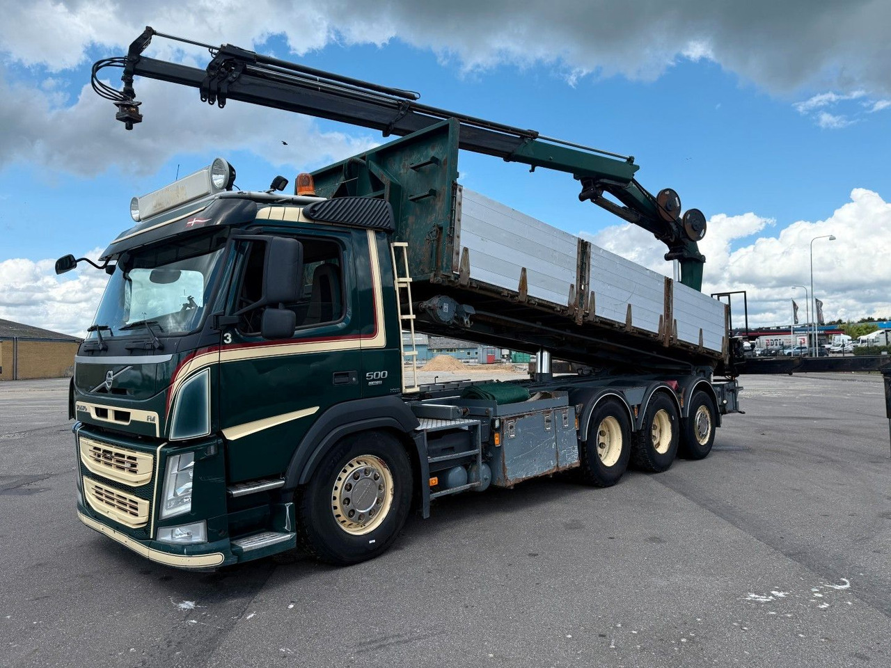 Volvo FM500 8x4*4 Tipper / Crane HMF2620-K5 - Kravas automašīna pašizgāzējs, Kravas auto ar manipulatoru: foto 1 Volvo FM500 8x4*4 Tipper / Crane HMF2620-K5 - Kravas automašīna pašizgāzējs, Kravas auto ar manipulatoru: foto 1