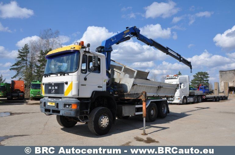 MAN 19.322 6X4 manipuliatorius HMF1453(B3) - Kravas automašīna pašizgāzējs, Kravas auto ar manipulatoru: foto 1 MAN 19.322 6X4 manipuliatorius HMF1453(B3) - Kravas automašīna pašizgāzējs, Kravas auto ar manipulatoru: foto 1