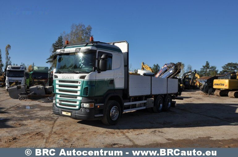 Scania R 480 PM 22SP 6X4 - Bortu kravas automašīna/ Platforma: foto 1 Scania R 480 PM 22SP 6X4 - Bortu kravas automašīna/ Platforma: foto 1