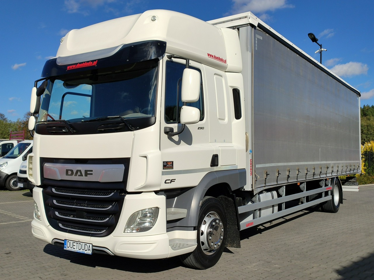 DAF CF 290 E6 Firana Tył Drzwi Dach Podnoszony / Zsuwany Długi 9.30m - Kravas automašīna ar tentu: foto 4 DAF CF 290 E6 Firana Tył Drzwi Dach Podnoszony / Zsuwany Długi 9.30m - Kravas automašīna ar tentu: foto 4