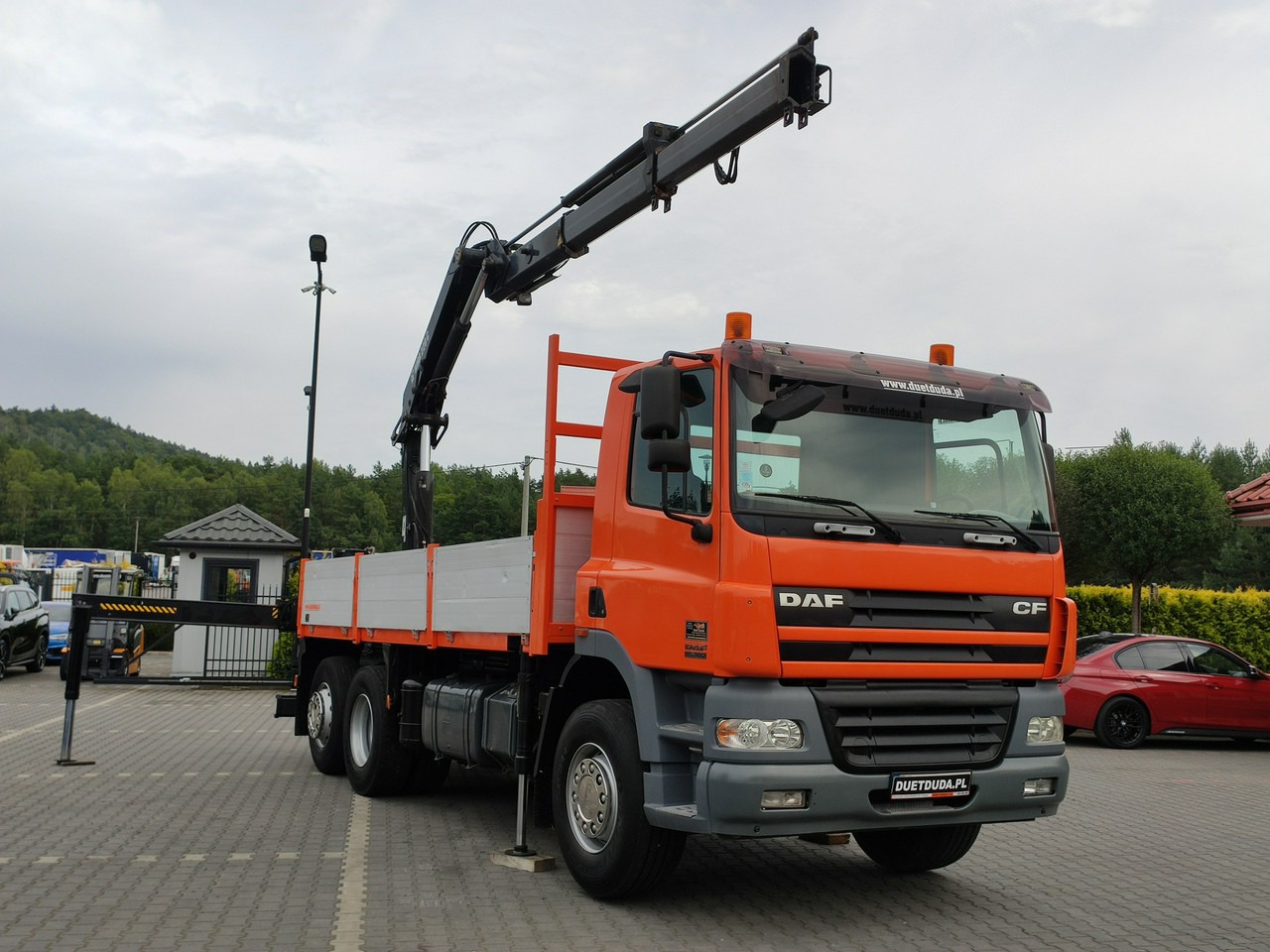 DAF CF 85.380 6x2 Oś Skrętna Skrzynia HDS HIAB 220C + Pilot - Bortu kravas automašīna/ Platforma, Kravas auto ar manipulatoru: foto 3 DAF CF 85.380 6x2 Oś Skrętna Skrzynia HDS HIAB 220C + Pilot - Bortu kravas automašīna/ Platforma, Kravas auto ar manipulatoru: foto 3