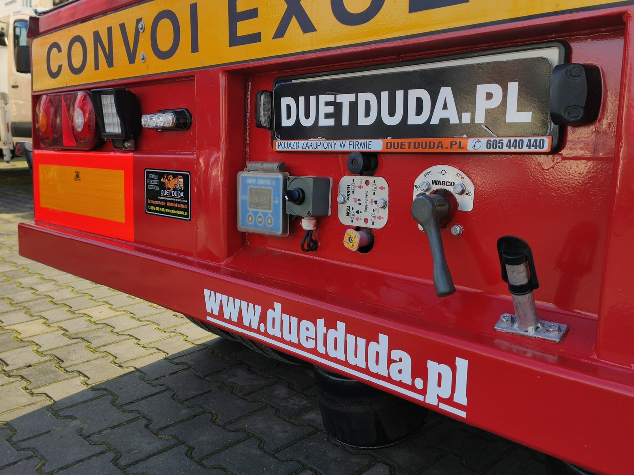 Puspiekabe zema profila platforma EMTECH 2 osiowa PCN 18 TIEFBETT Zagłębiana Rozciągana Oś Skrętna UNIKAT: foto 31