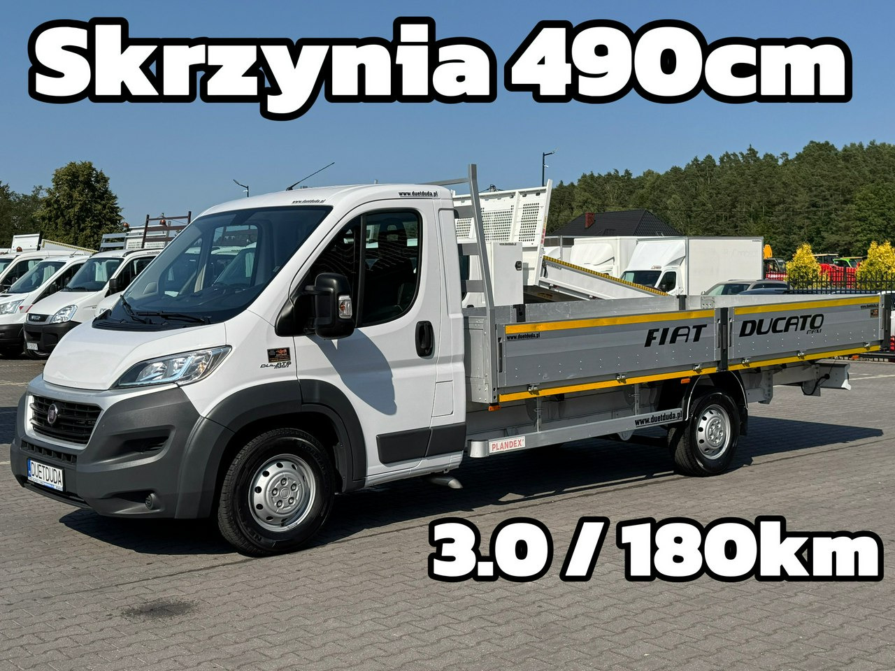 Fiat Ducato - Automašīna ar kravas platformu: foto 1 Fiat Ducato - Automašīna ar kravas platformu: foto 1