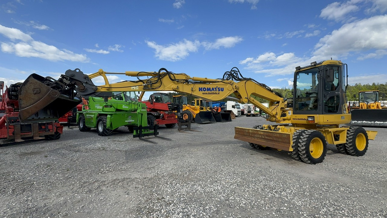 Komatsu PW 98 MR 8 Pług + Podpory 10ton Szybkozłącze - Riteņu ekskavators: foto 3 Komatsu PW 98 MR 8 Pług + Podpory 10ton Szybkozłącze - Riteņu ekskavators: foto 3