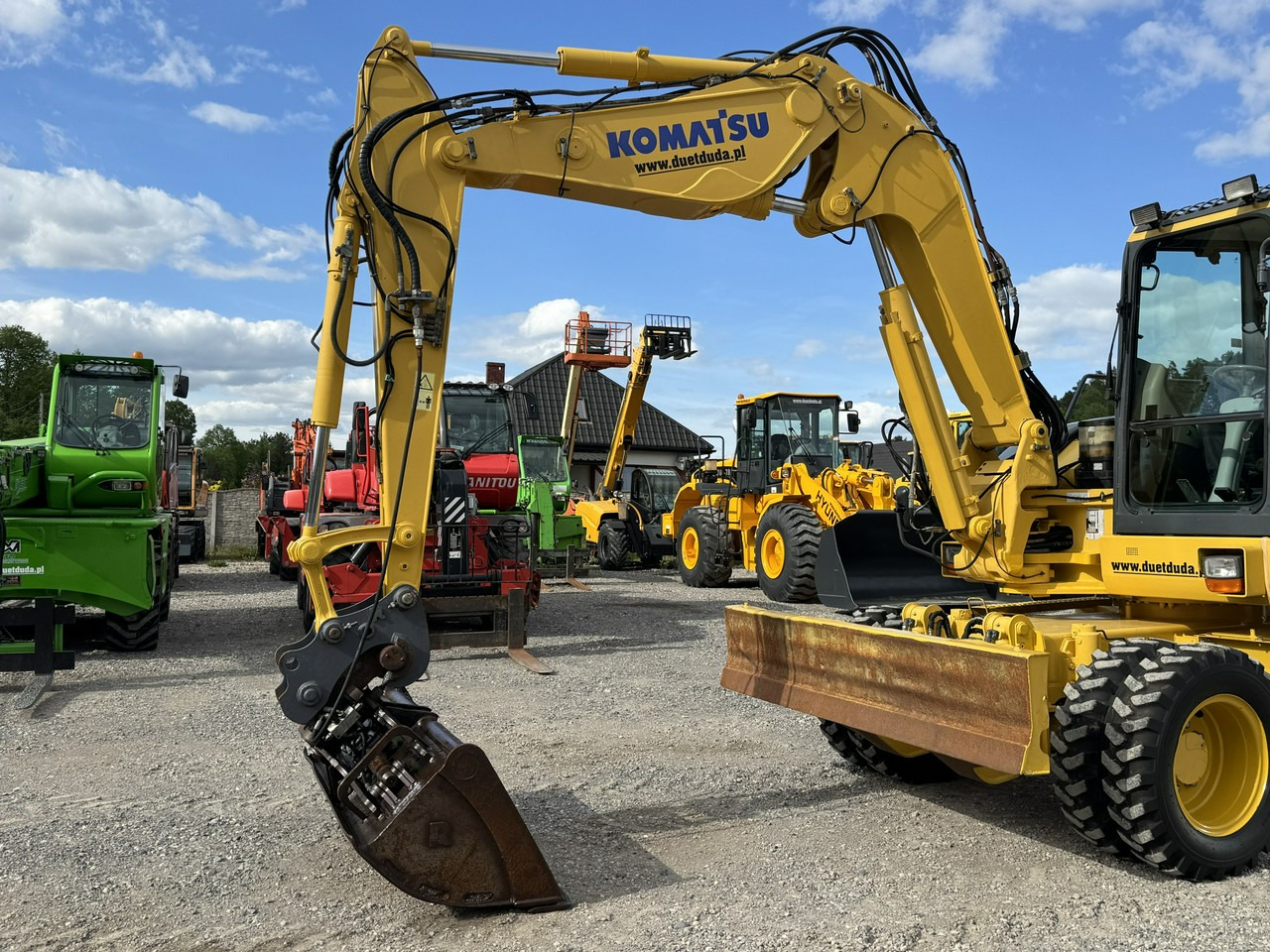 Komatsu PW 98 MR 8 Pług + Podpory 10ton Szybkozłącze - Riteņu ekskavators: foto 4 Komatsu PW 98 MR 8 Pług + Podpory 10ton Szybkozłącze - Riteņu ekskavators: foto 4