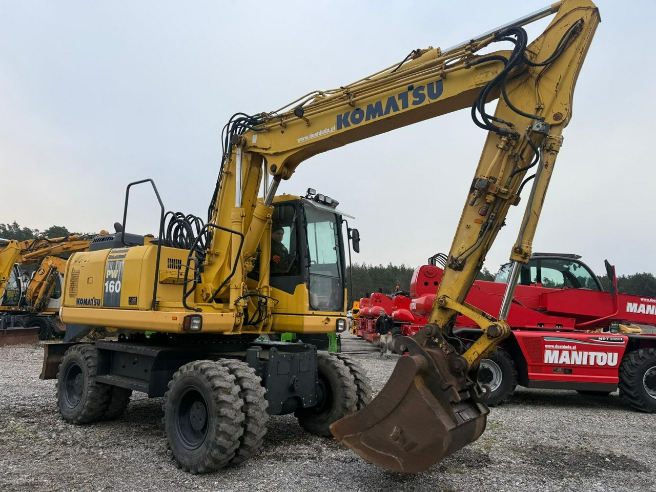 Komatsu PW160-7E0 Szybko Złącze Sprawna Stan Dobry - Riteņu ekskavators: foto 4 Komatsu PW160-7E0 Szybko Złącze Sprawna Stan Dobry - Riteņu ekskavators: foto 4