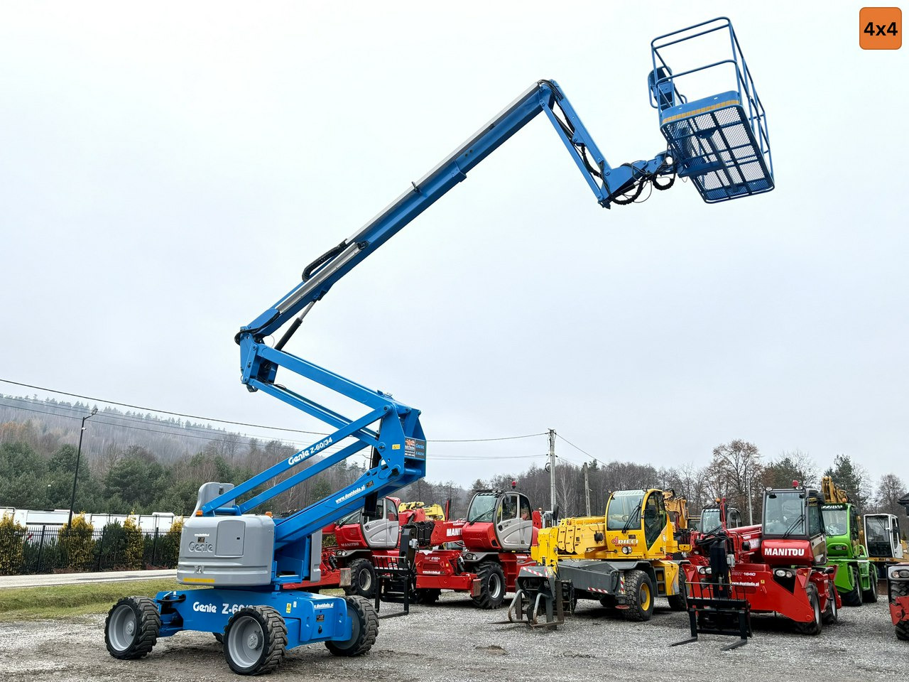 Manitou 200 ATJ Genie Z60/34 PODNOŚNIK PRZEGUBOWY TELEKOPOWY JGL 4x4 4WD - Izlices pacēlājs: foto 1 Manitou 200 ATJ Genie Z60/34 PODNOŚNIK PRZEGUBOWY TELEKOPOWY JGL 4x4 4WD - Izlices pacēlājs: foto 1