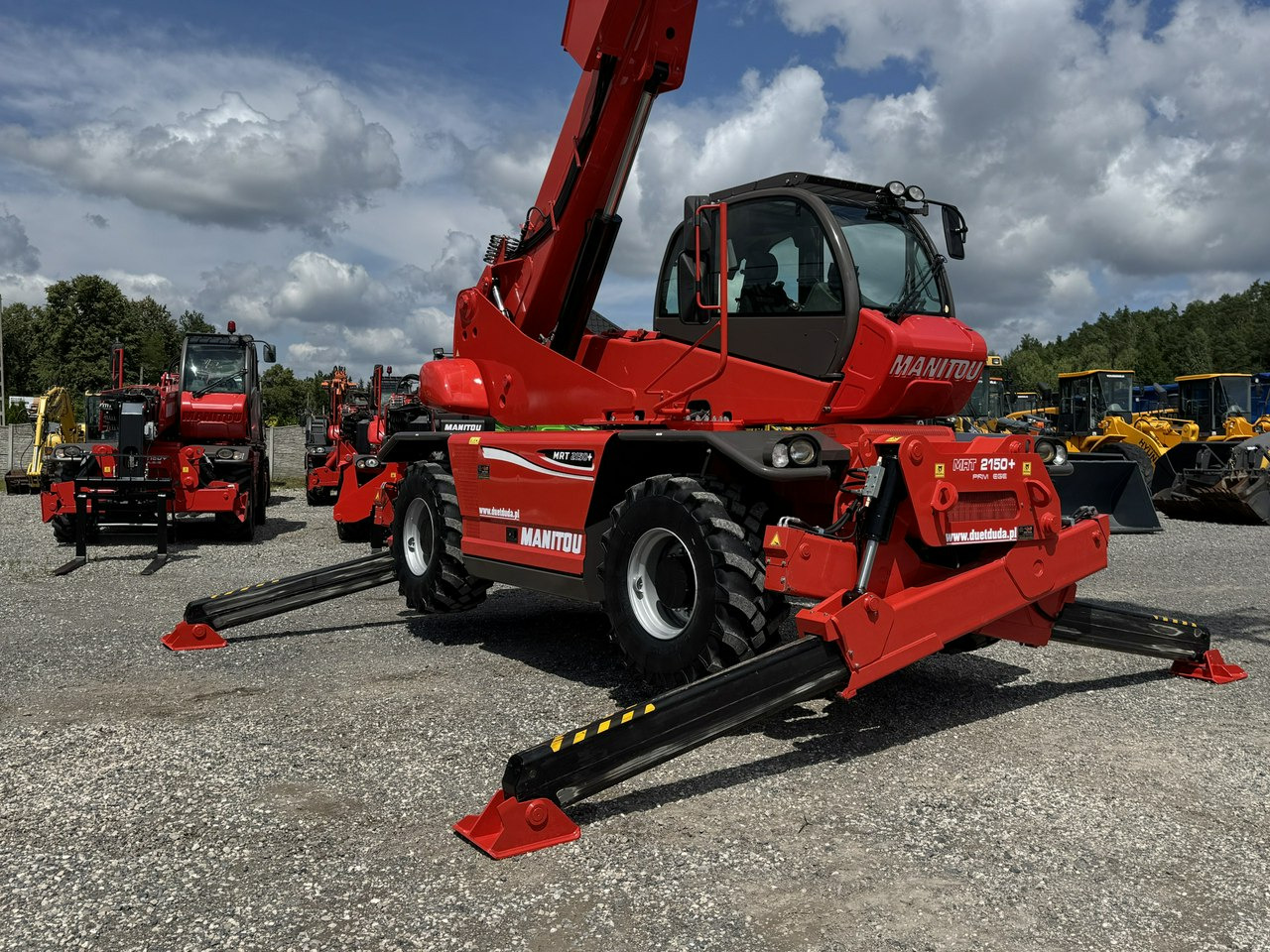Teleskopiskais iekrāvējs Manitou MRT 2150 + ROTO Ładowarka Teleskopowa Obrotowa: foto 7