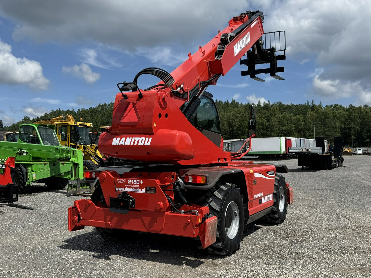 Teleskopiskais iekrāvējs Manitou MRT 2150 + ROTO Ładowarka Teleskopowa Obrotowa: foto 16