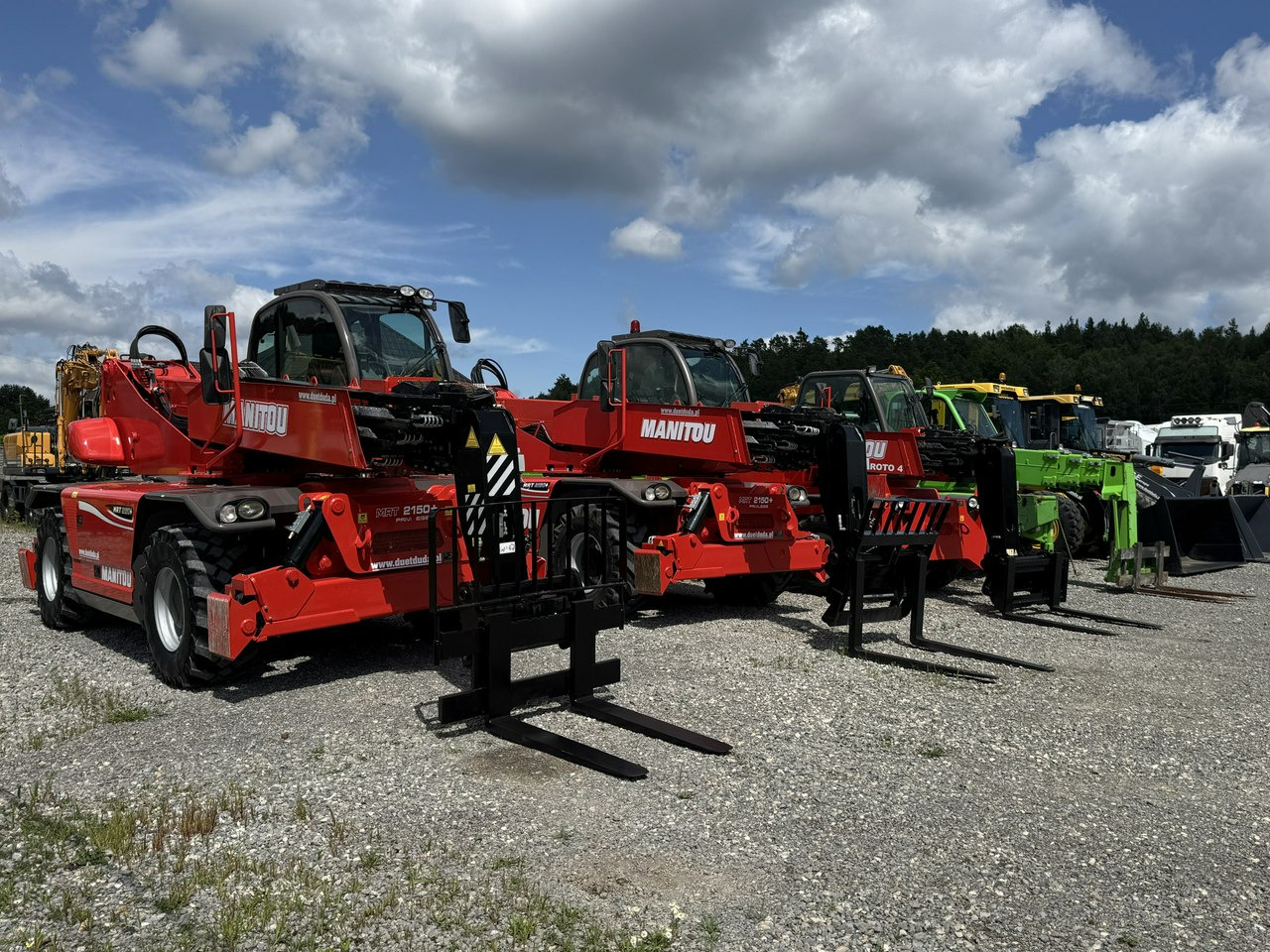 Teleskopiskais iekrāvējs Manitou MRT 2150 + ROTO Ładowarka Teleskopowa Obrotowa: foto 10