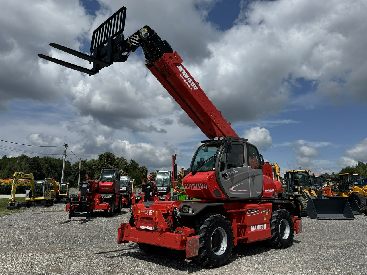 Teleskopiskais iekrāvējs Manitou MRT 2150 + ROTO Ładowarka Teleskopowa Obrotowa: foto 8