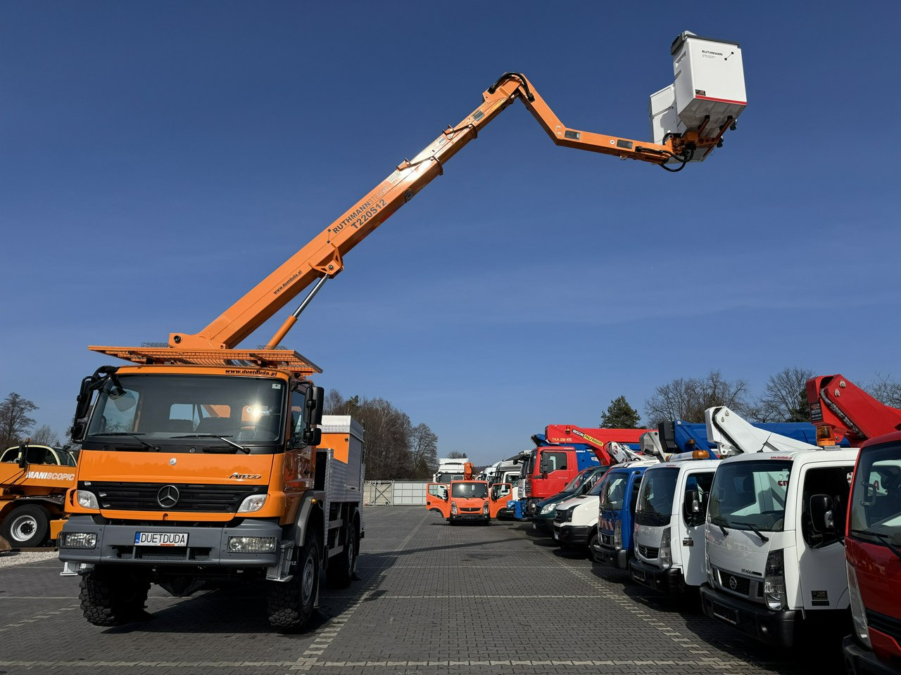Mercedes Atego 1324 4x4 Zwyżka RUTHMANN STEIGER T220S12 Podnośnik Koszowy - Autopacēlājs: foto 3 Mercedes Atego 1324 4x4 Zwyżka RUTHMANN STEIGER T220S12 Podnośnik Koszowy - Autopacēlājs: foto 3