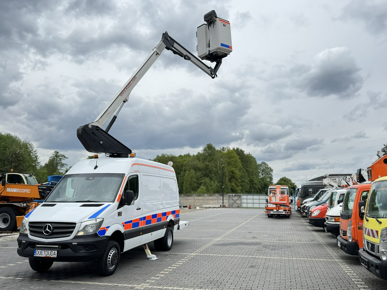 Mercedes Sprinter Zwyżka Podnośnik Koszowy KLUBB K42P UDT WUMAG GSR - Autopacēlājs: foto 2 Mercedes Sprinter Zwyżka Podnośnik Koszowy KLUBB K42P UDT WUMAG GSR - Autopacēlājs: foto 2