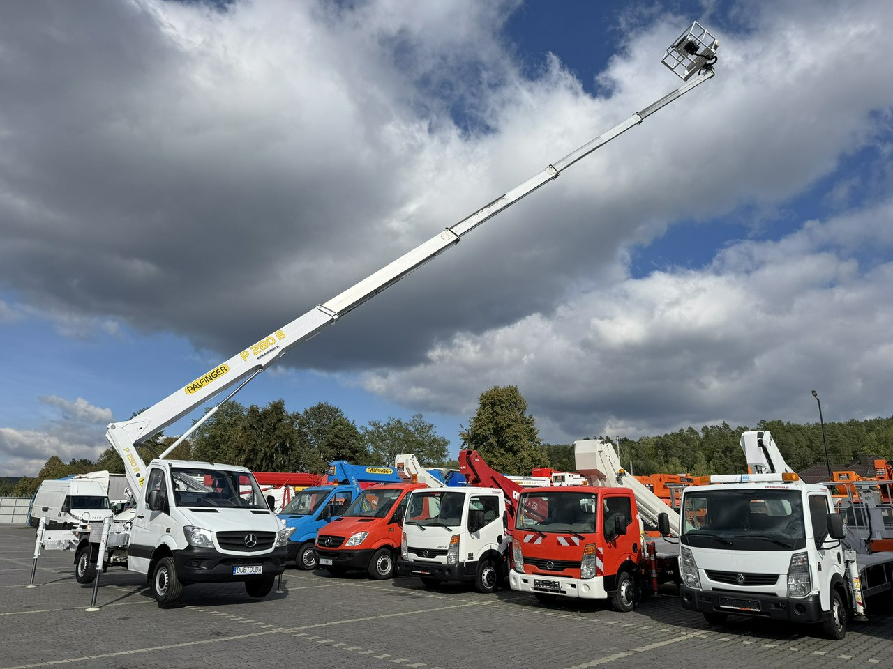 Mercedes Sprinter Zwyżka Podnośnik Koszowy PALFINGER P280 B UDT - Autopacēlājs: foto 2 Mercedes Sprinter Zwyżka Podnośnik Koszowy PALFINGER P280 B UDT - Autopacēlājs: foto 2