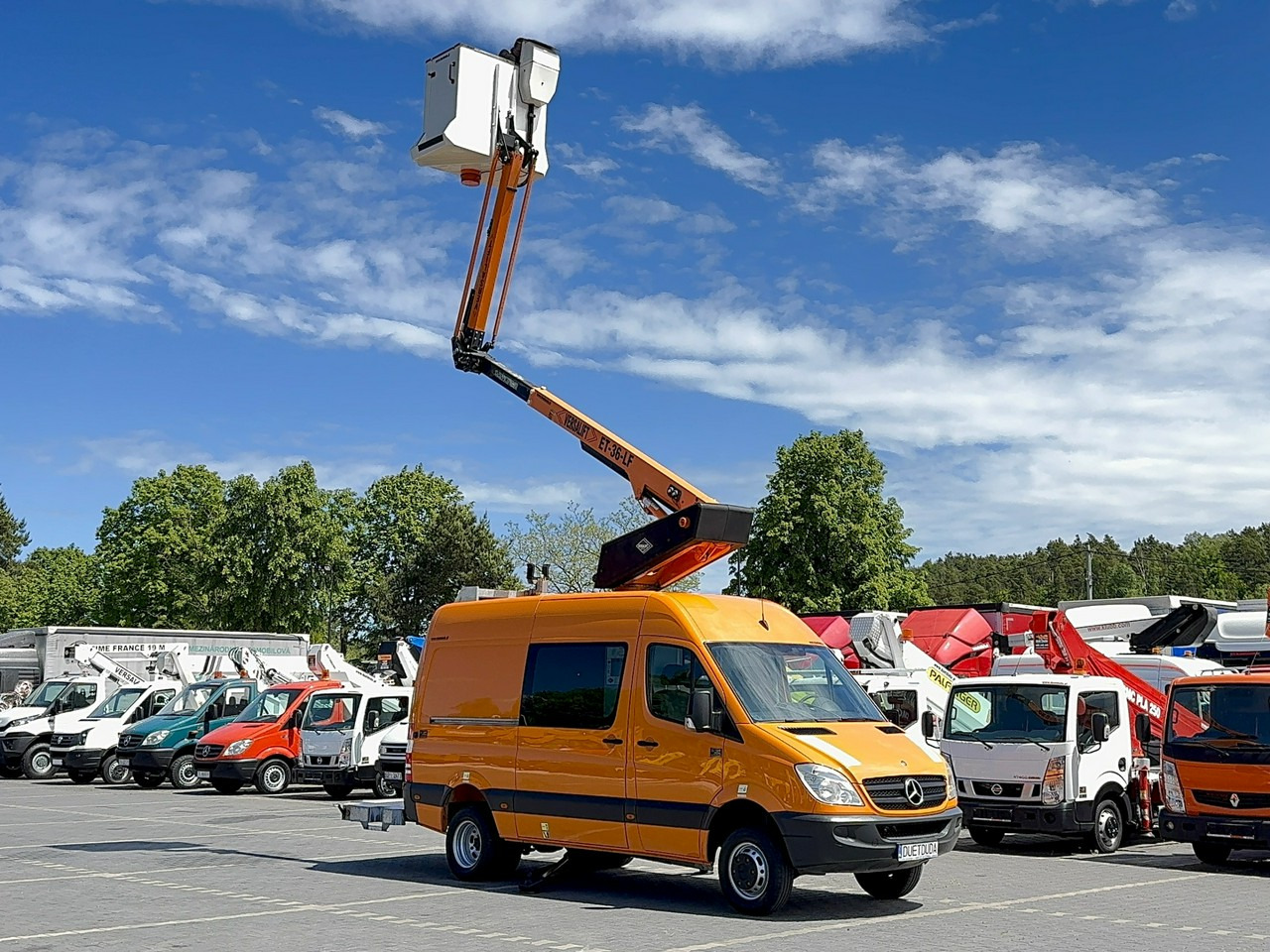 Mercedes Sprinter Zwyżka Podnośnik Koszowy VERSALIFT KLUBB ET-36-LF UDT - Autopacēlājs: foto 1 Mercedes Sprinter Zwyżka Podnośnik Koszowy VERSALIFT KLUBB ET-36-LF UDT - Autopacēlājs: foto 1
