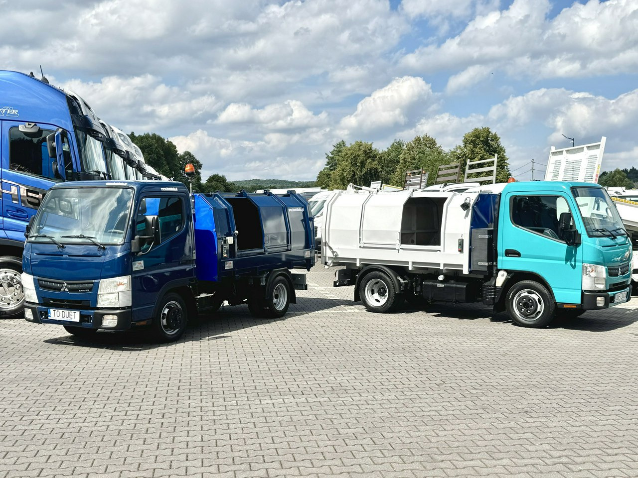 Mitsubishi Canter - Atkritumu vedējs: foto 1 Mitsubishi Canter - Atkritumu vedējs: foto 1
