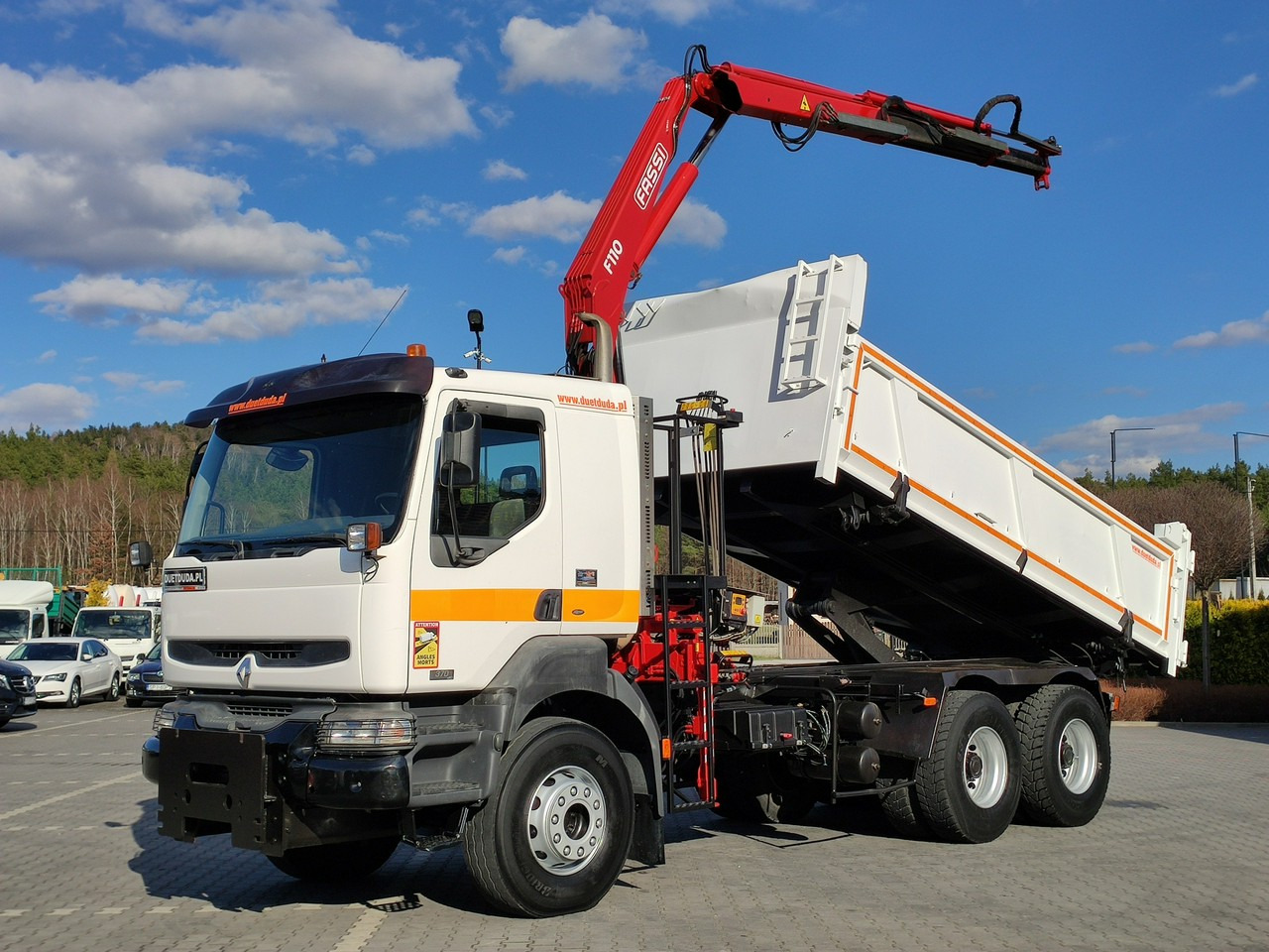 Renault Kerax 26.370 6x4 Mocny HDS FASSI F110 - Kravas automašīna pašizgāzējs, Kravas auto ar manipulatoru: foto 1 Renault Kerax 26.370 6x4 Mocny HDS FASSI F110 - Kravas automašīna pašizgāzējs, Kravas auto ar manipulatoru: foto 1