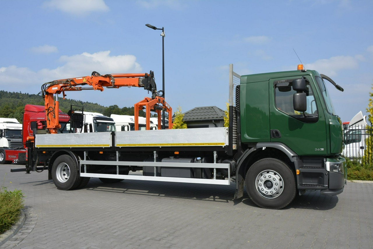 Renault Premium 180.240DXI długość Skrzyni-6.820cm + HDS TEREX TLC 92.2 - Bortu kravas automašīna/ Platforma, Kravas auto ar manipulatoru: foto 4 Renault Premium 180.240DXI długość Skrzyni-6.820cm + HDS TEREX TLC 92.2 - Bortu kravas automašīna/ Platforma, Kravas auto ar manipulatoru: foto 4