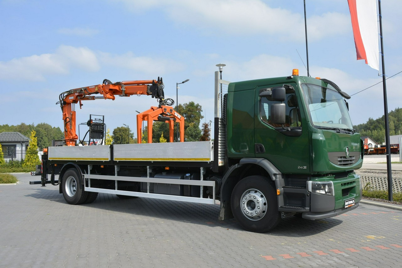 Renault Premium 180.240DXI długość Skrzyni-6.820cm + HDS TEREX TLC 92.2 - Bortu kravas automašīna/ Platforma, Kravas auto ar manipulatoru: foto 2 Renault Premium 180.240DXI długość Skrzyni-6.820cm + HDS TEREX TLC 92.2 - Bortu kravas automašīna/ Platforma, Kravas auto ar manipulatoru: foto 2
