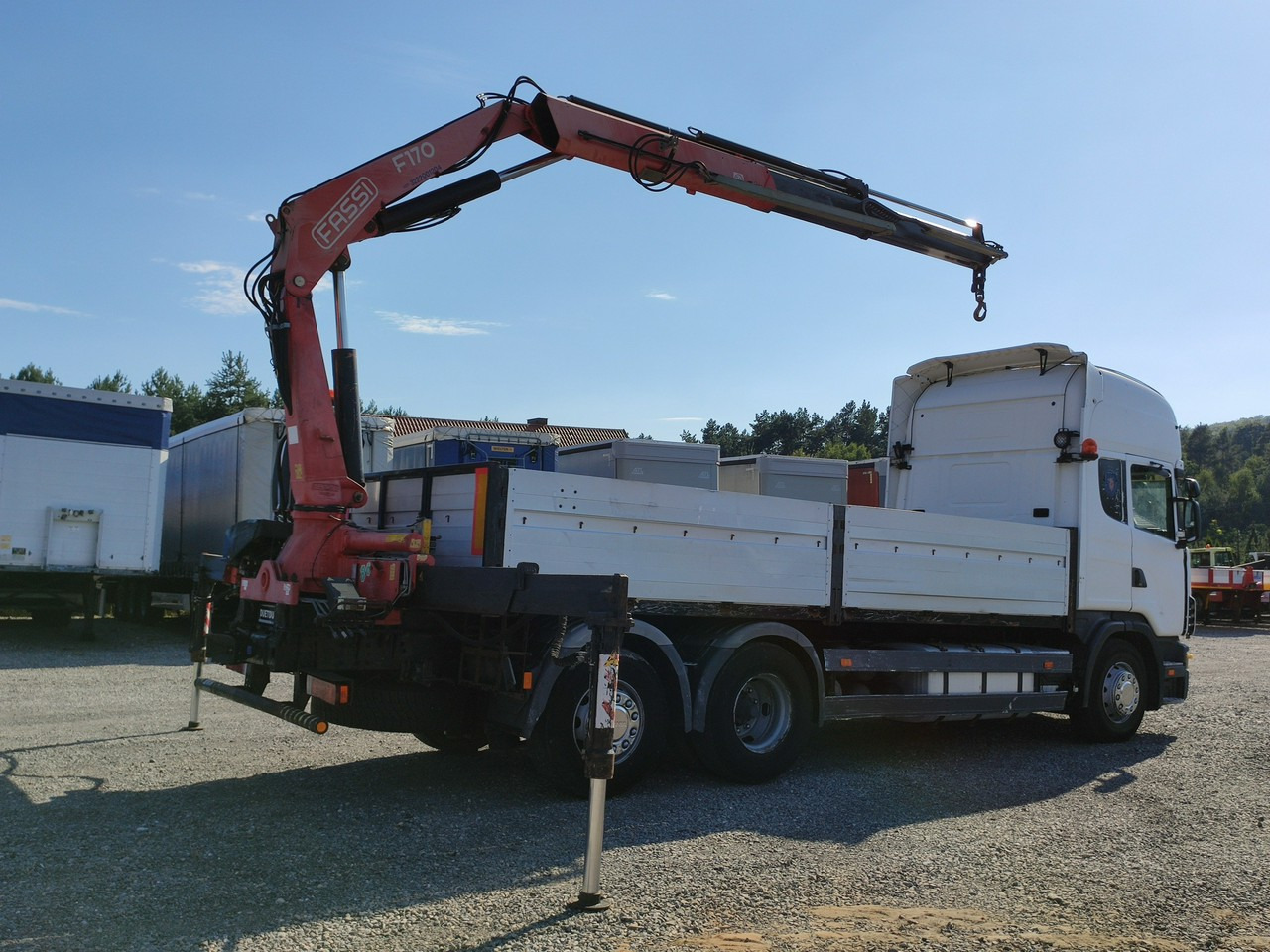 Scania 124L 420 6x2 Retarder HDS FASSI F170 Budowlanka - Bortu kravas automašīna/ Platforma, Kravas auto ar manipulatoru: foto 2 Scania 124L 420 6x2 Retarder HDS FASSI F170 Budowlanka - Bortu kravas automašīna/ Platforma, Kravas auto ar manipulatoru: foto 2