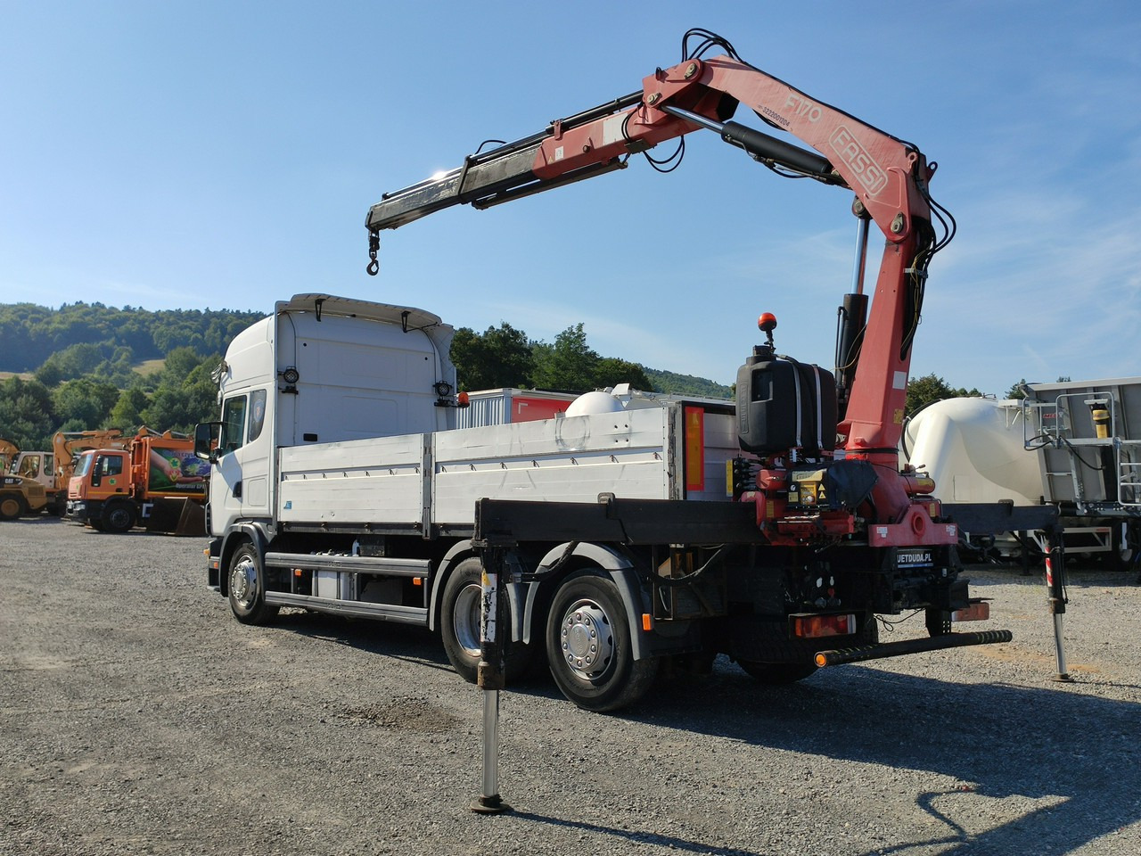 Scania 124L 420 6x2 Retarder HDS FASSI F170 Budowlanka - Bortu kravas automašīna/ Platforma, Kravas auto ar manipulatoru: foto 3 Scania 124L 420 6x2 Retarder HDS FASSI F170 Budowlanka - Bortu kravas automašīna/ Platforma, Kravas auto ar manipulatoru: foto 3