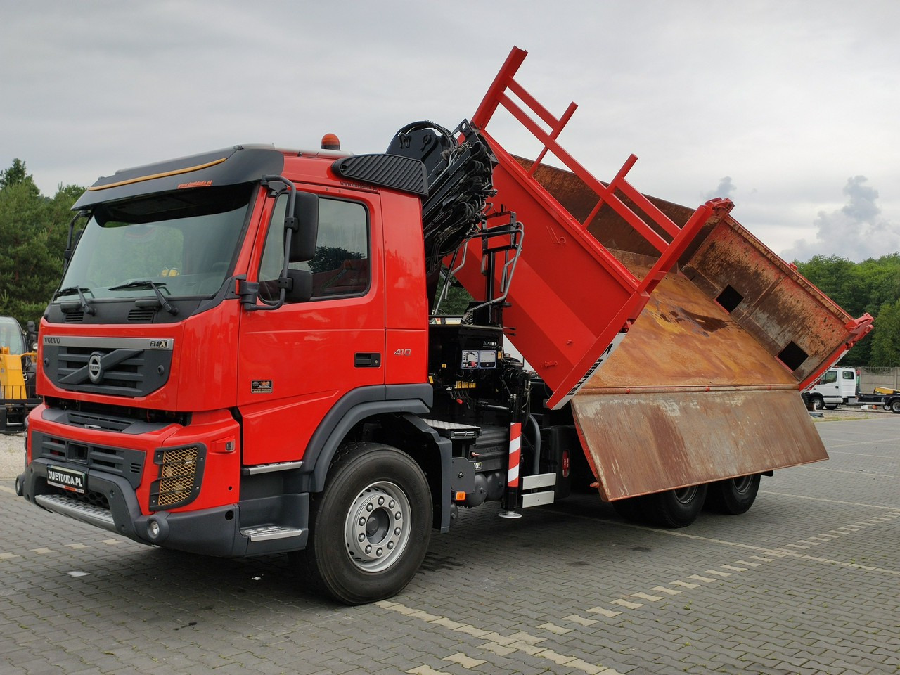 Volvo FMX 410 6x4 13L HDS Radiowy Hydroburta - Kravas automašīna pašizgāzējs, Kravas auto ar manipulatoru: foto 3 Volvo FMX 410 6x4 13L HDS Radiowy Hydroburta - Kravas automašīna pašizgāzējs, Kravas auto ar manipulatoru: foto 3