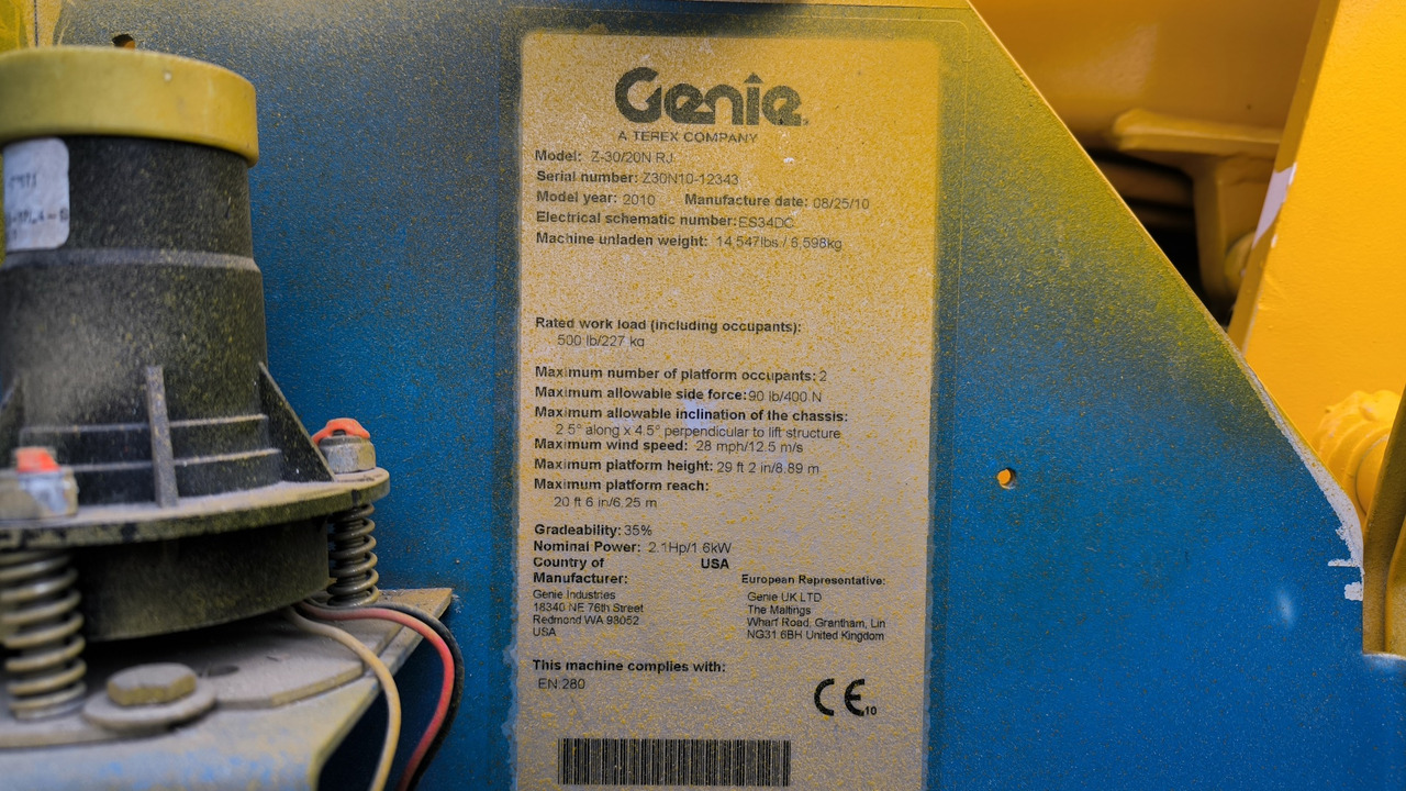 Torņa pacēlājs GENIE Z 30/20 N RJ: foto 9