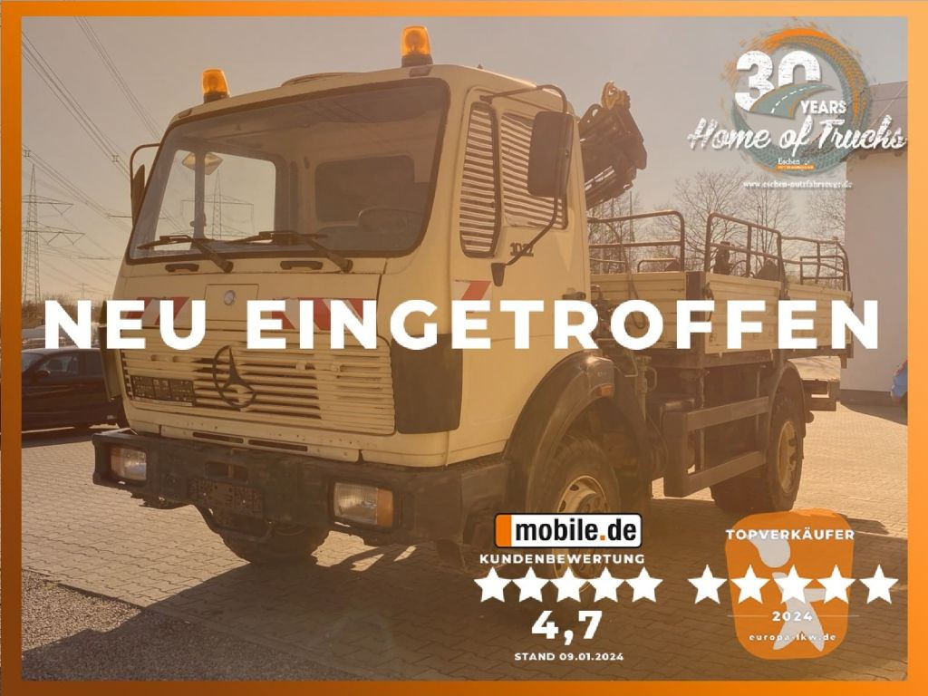 Mercedes-Benz 1017 4x4 Allrad Pritsche | HIAB 060-2 Kran*36TKM - Kravas automašīna, Kravas auto ar manipulatoru: foto 1 Mercedes-Benz 1017 4x4 Allrad Pritsche | HIAB 060-2 Kran*36TKM - Kravas automašīna, Kravas auto ar manipulatoru: foto 1