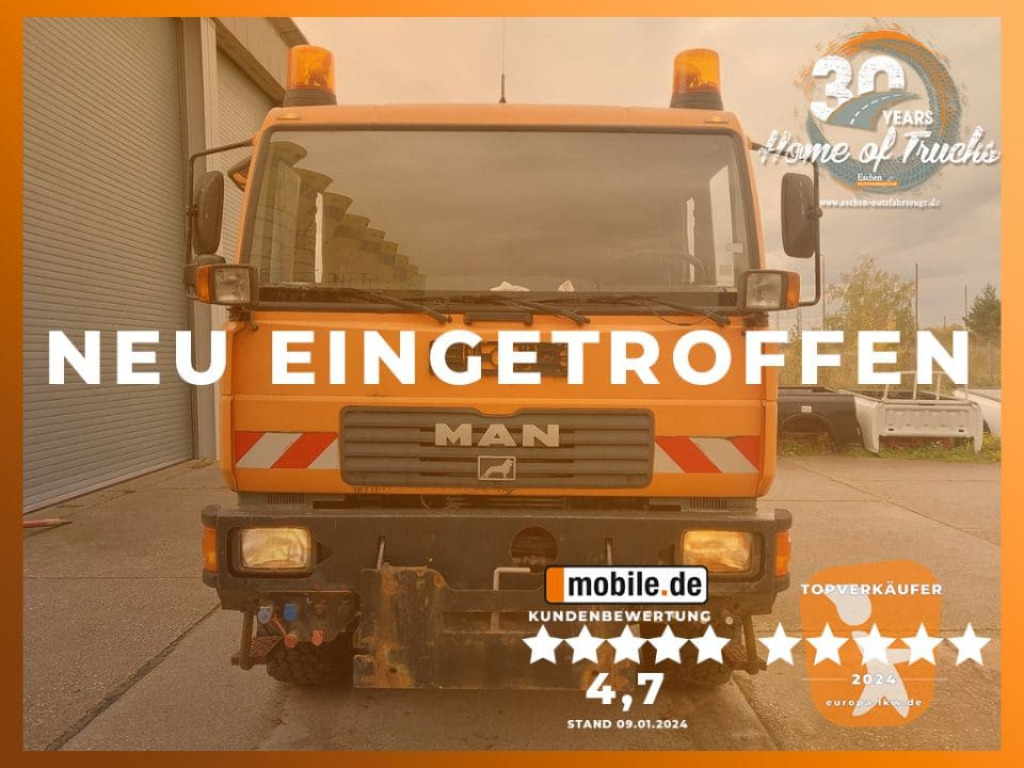 MAN LE 8.220 4x4 / Kran - Kravas automašīna pašizgāzējs, Kravas auto ar manipulatoru: foto 1 MAN LE 8.220 4x4 / Kran - Kravas automašīna pašizgāzējs, Kravas auto ar manipulatoru: foto 1
