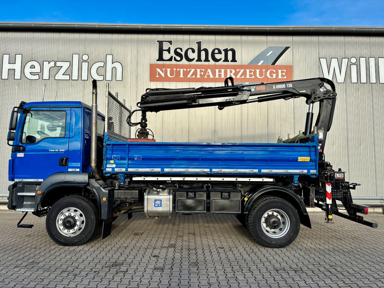 MAN TGM 18.320 4x4 BB | TÜV NEU*HIAB XHIDUO 138*FUNK - Kravas automašīna pašizgāzējs, Kravas auto ar manipulatoru: foto 2 MAN TGM 18.320 4x4 BB | TÜV NEU*HIAB XHIDUO 138*FUNK - Kravas automašīna pašizgāzējs, Kravas auto ar manipulatoru: foto 2
