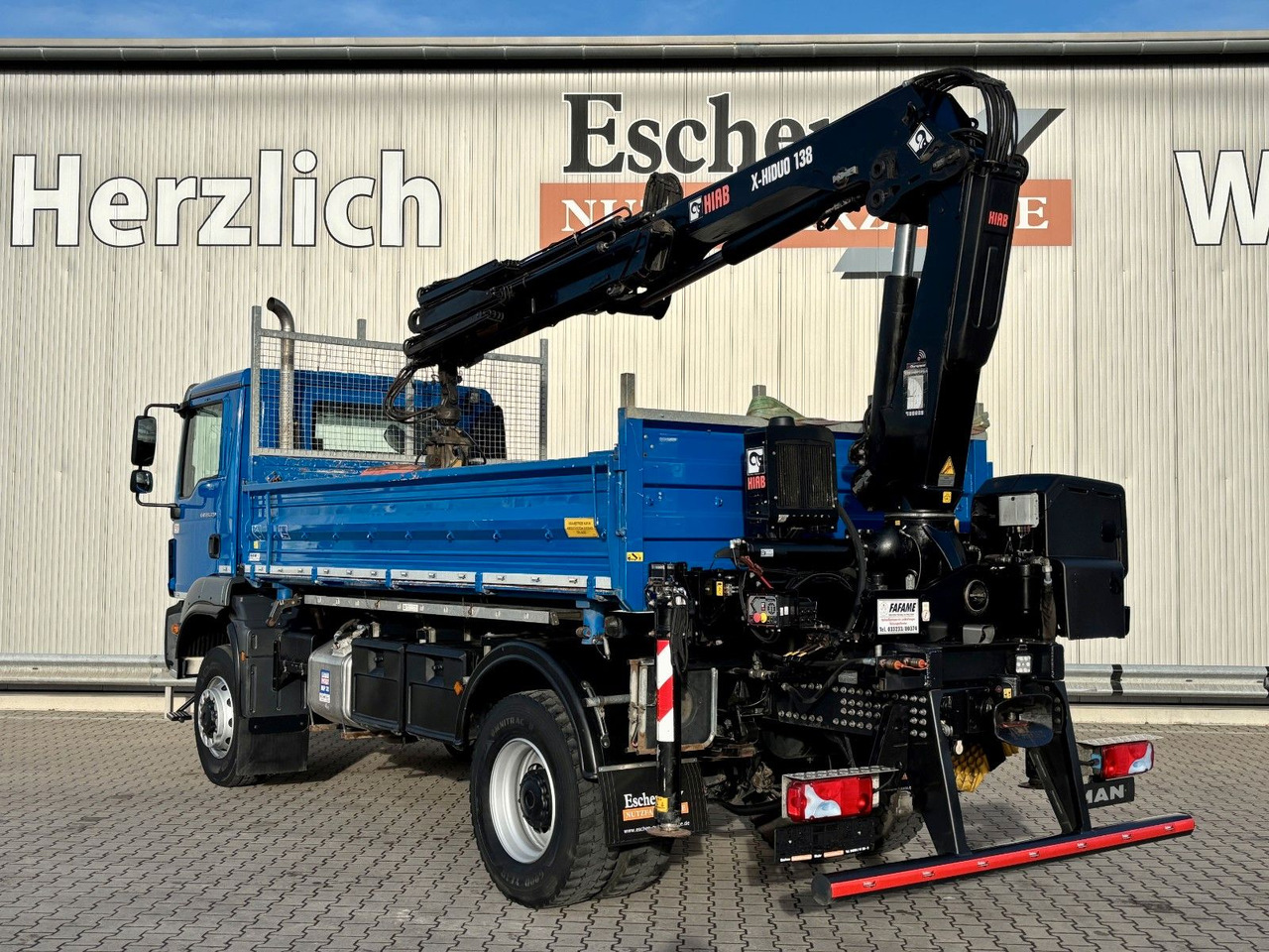MAN TGM 18.320 4x4 BB | TÜV NEU*HIAB XHIDUO 138*FUNK - Kravas automašīna pašizgāzējs, Kravas auto ar manipulatoru: foto 3 MAN TGM 18.320 4x4 BB | TÜV NEU*HIAB XHIDUO 138*FUNK - Kravas automašīna pašizgāzējs, Kravas auto ar manipulatoru: foto 3