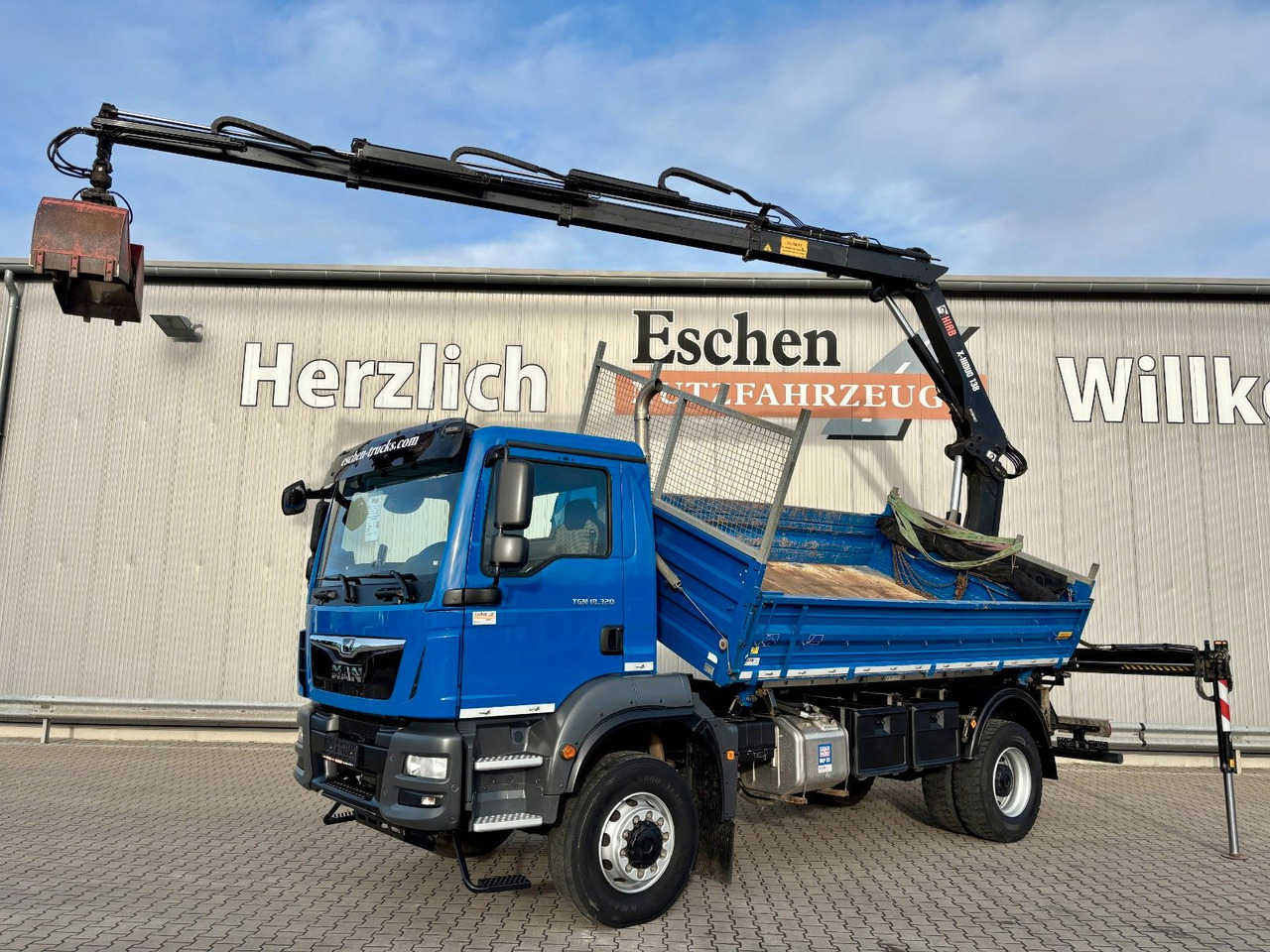 MAN TGM 18.320 4x4 BB | TÜV NEU*HIAB XHIDUO 138*FUNK - Kravas automašīna pašizgāzējs, Kravas auto ar manipulatoru: foto 1 MAN TGM 18.320 4x4 BB | TÜV NEU*HIAB XHIDUO 138*FUNK - Kravas automašīna pašizgāzējs, Kravas auto ar manipulatoru: foto 1