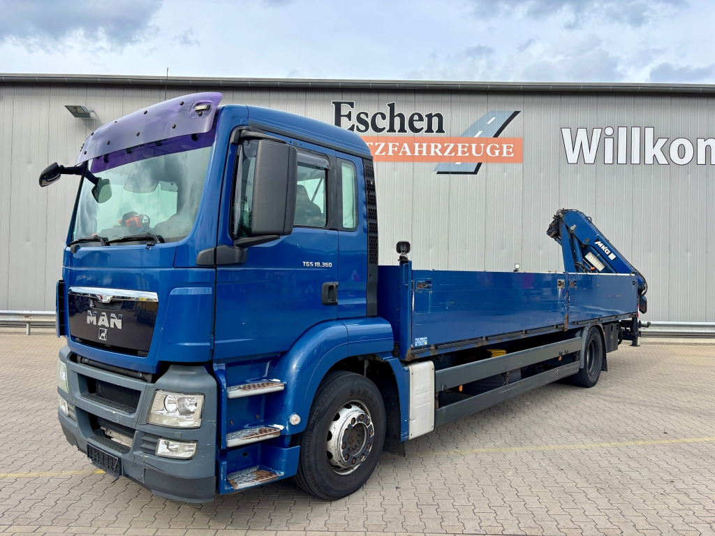 MAN TGS 18.360 4x2 LL / MKG HLK 111 Kran - Bortu kravas automašīna/ Platforma, Kravas auto ar manipulatoru: foto 2 MAN TGS 18.360 4x2 LL / MKG HLK 111 Kran - Bortu kravas automašīna/ Platforma, Kravas auto ar manipulatoru: foto 2