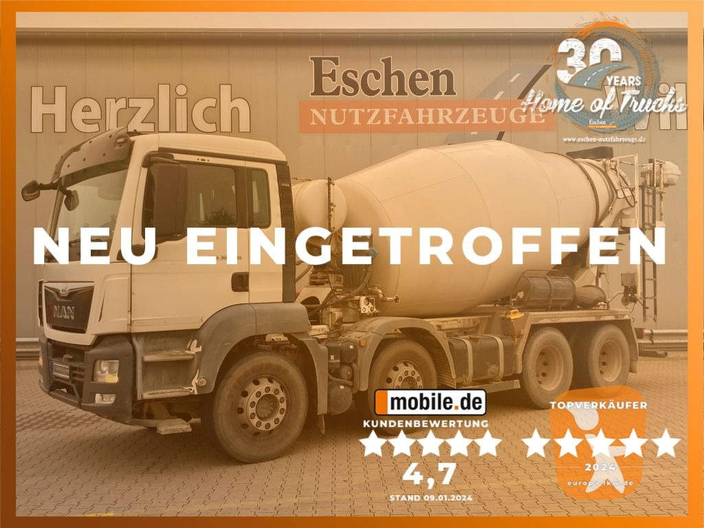 MAN TGS 32.400 8x4 BB | 9m³ Stetter*ALU-Felgen*Klima - Betonvedējs: foto 1 MAN TGS 32.400 8x4 BB | 9m³ Stetter*ALU-Felgen*Klima - Betonvedējs: foto 1