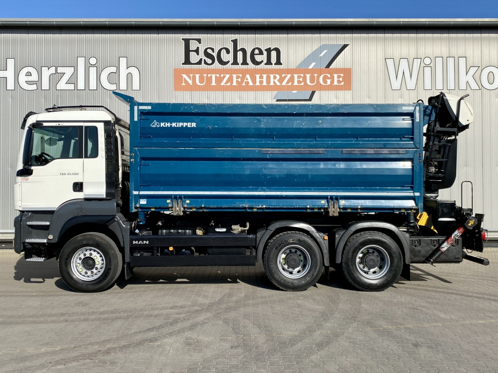 MAN TGS 33.500 6x4 BB / Palfinger M12L80 Kran - Kravas automašīna pašizgāzējs, Kravas auto ar manipulatoru: foto 3 MAN TGS 33.500 6x4 BB / Palfinger M12L80 Kran - Kravas automašīna pašizgāzējs, Kravas auto ar manipulatoru: foto 3