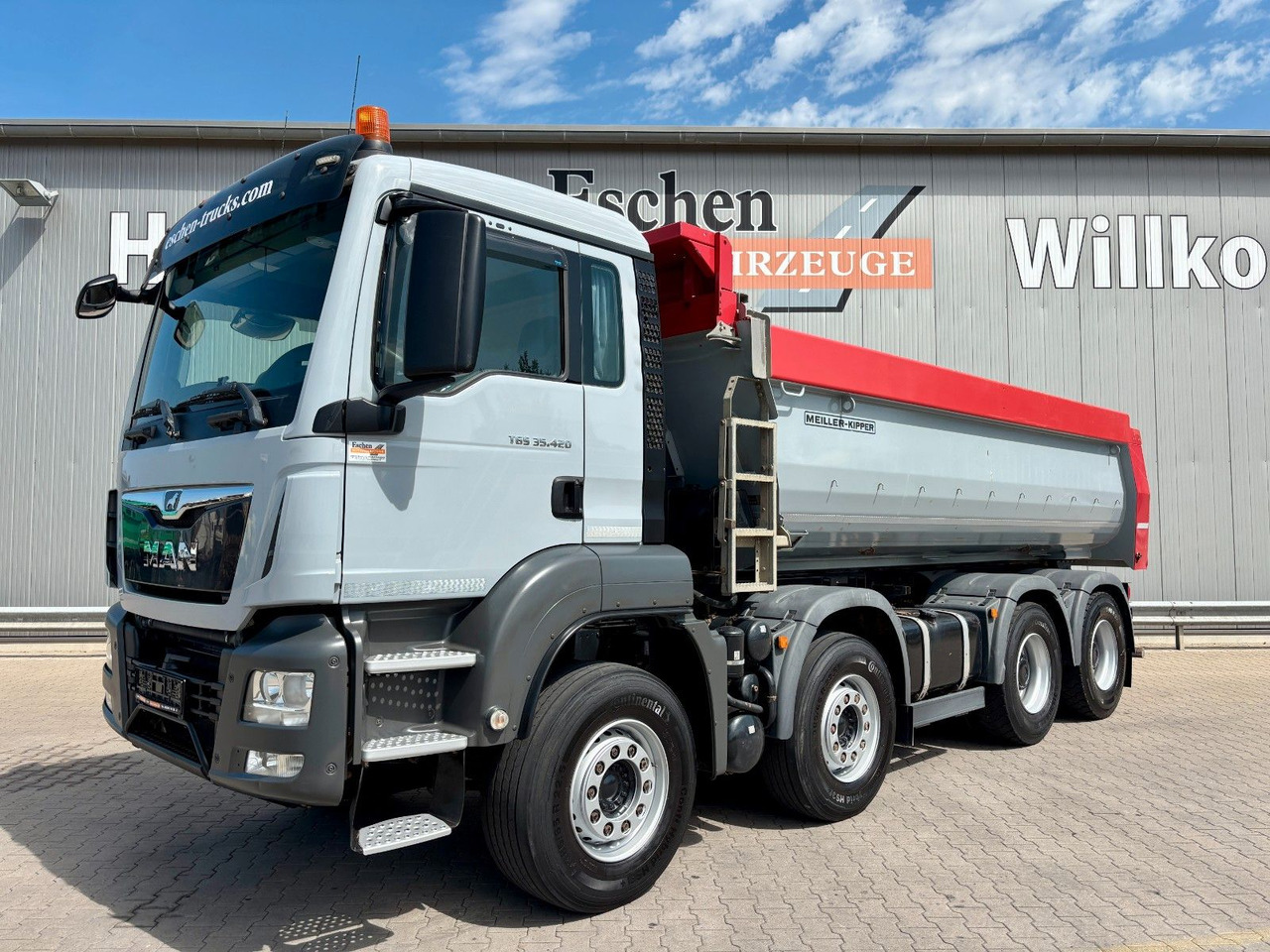 MAN TGS 35.420 8x4 BL | MEILLER*Rollplane*Navi*Klima - Būvgružu konteineru vedējs: foto 1 MAN TGS 35.420 8x4 BL | MEILLER*Rollplane*Navi*Klima - Būvgružu konteineru vedējs: foto 1