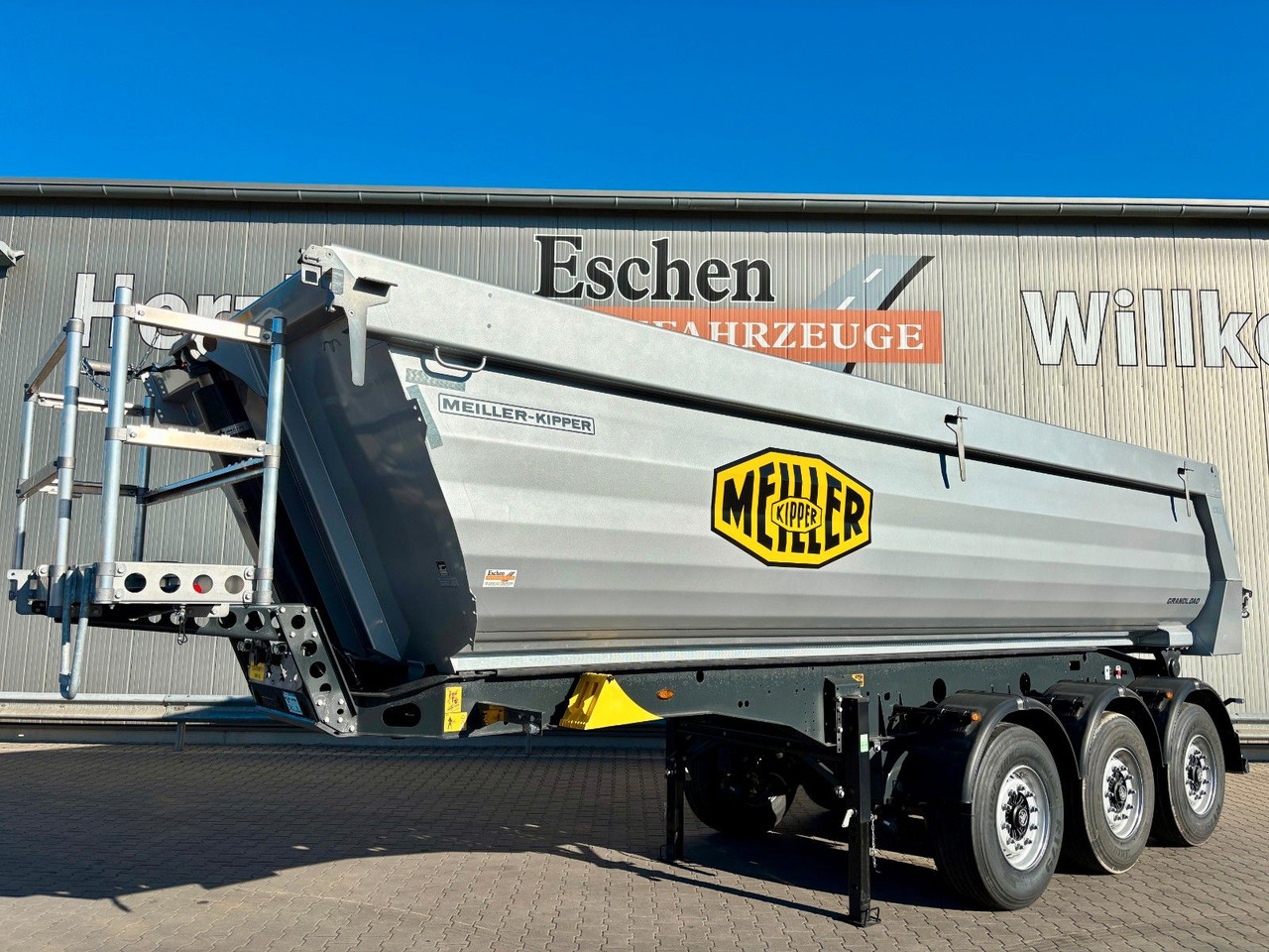 Meiller MHPS 44.3-N | NEW*Grandload*Stahl 25m³*Luft-Lift - Puspiekabe pašizgāzējs: foto 1 Meiller MHPS 44.3-N | NEW*Grandload*Stahl 25m³*Luft-Lift - Puspiekabe pašizgāzējs: foto 1